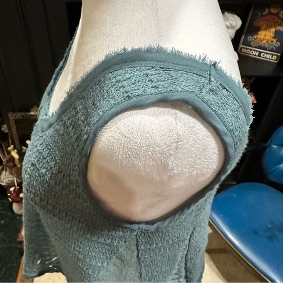 Anthropologies Meadow Rue Green Knit Tank Top Size Small - Picture 4 of 10